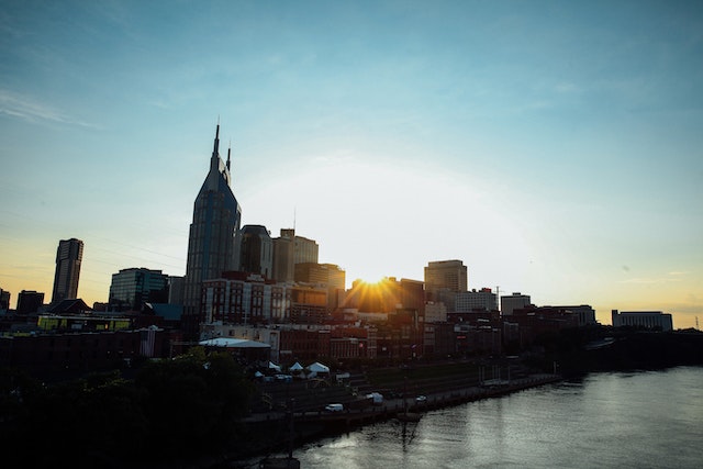 Nashville, TN at sunset