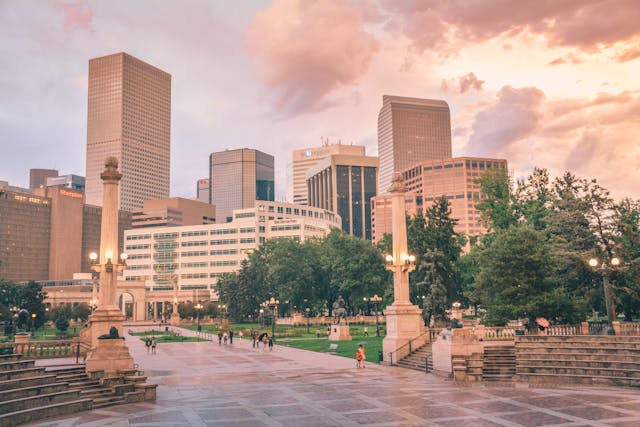 High-rise buildings in Denver, Colorado