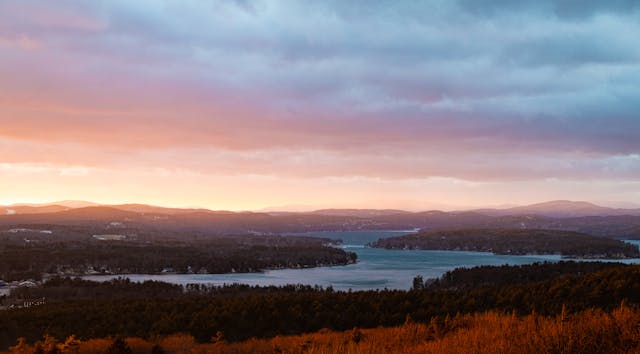 Gilford, New Hampshire mountains and lake