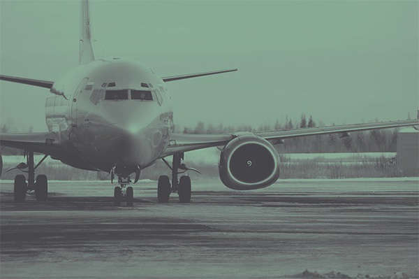 airplane on tarmac