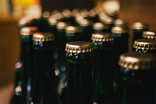 beer bottles