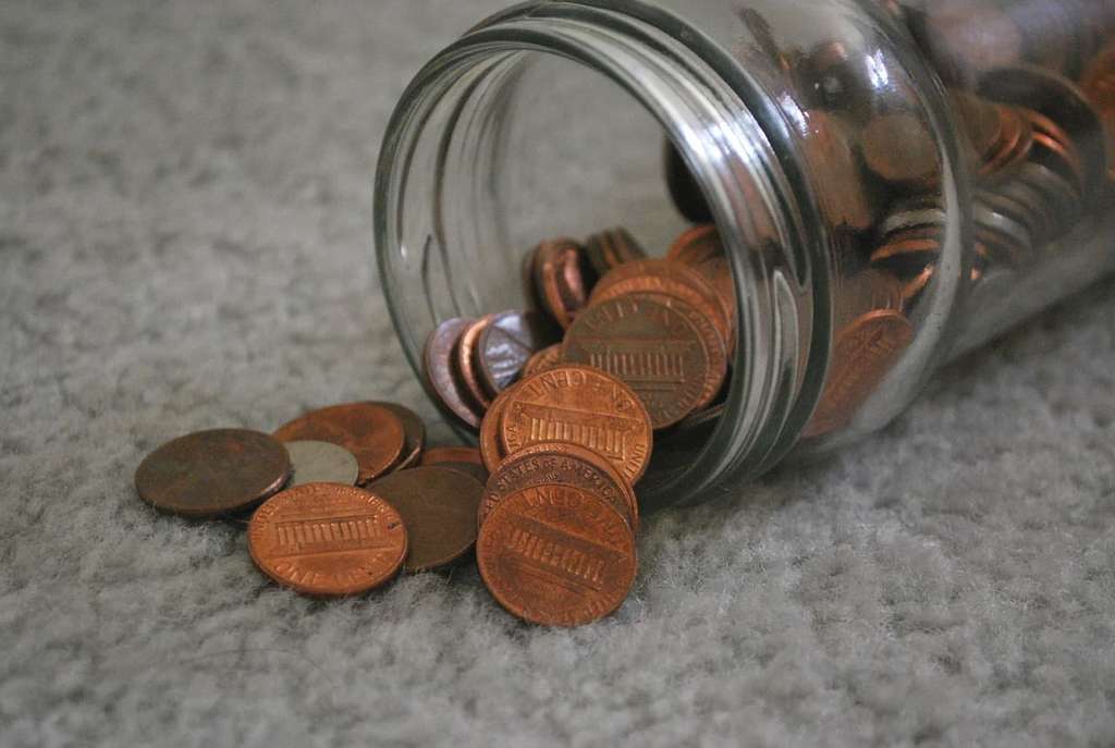 jar of pennies