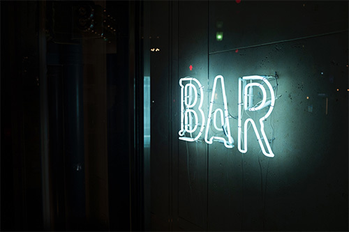 neon bar sign