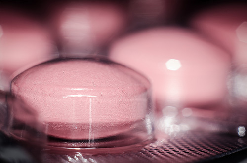 round pink pill